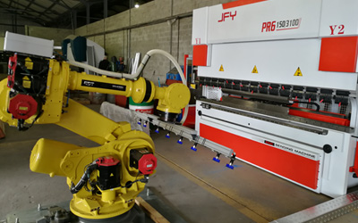 Integrating robotics to streamline bending processes