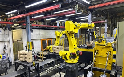 Atlantis Foundries increases its automation processing of core handling and assembly with Fanuc robots and completes installation of a second Nederman MikroPul FS system